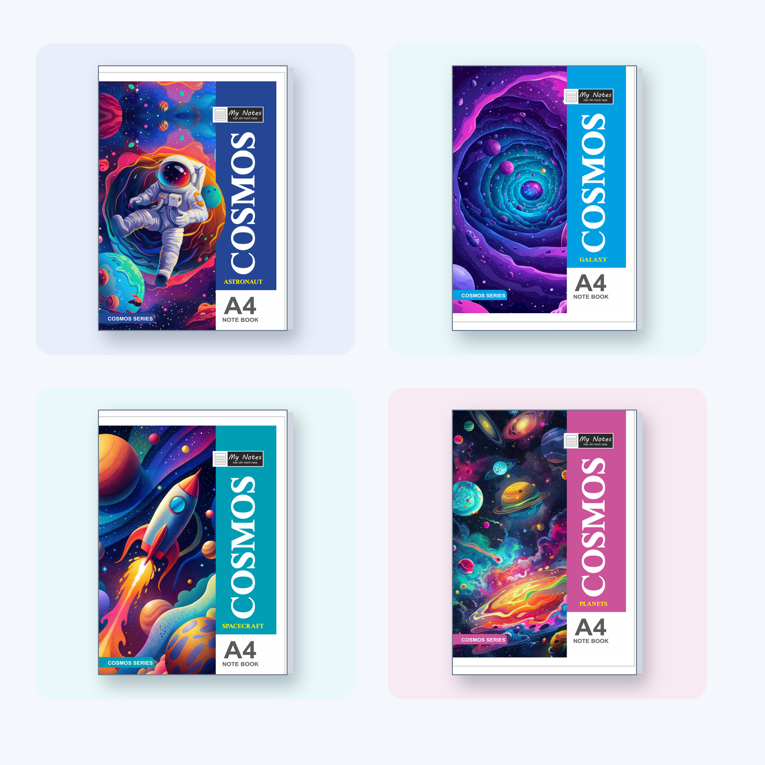 My Notes Cosmos Series A4 Notebook
